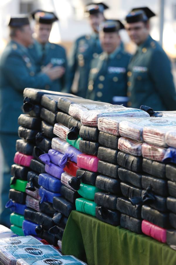 Fotos del alijo de 520 kilos de cocaína confiscado en el puerto de Valencia