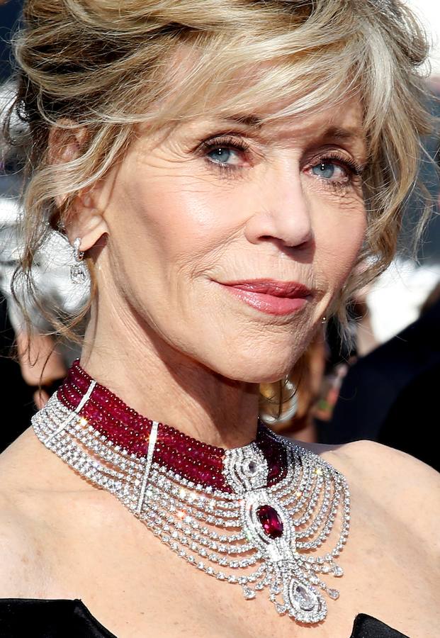 Desde que en 1960 apareciera en su primera película ('Tall Story'), Jane Fonda suma 50 largometrajes hasta el último estrenado este 2017 'Nosotros en la noche'.