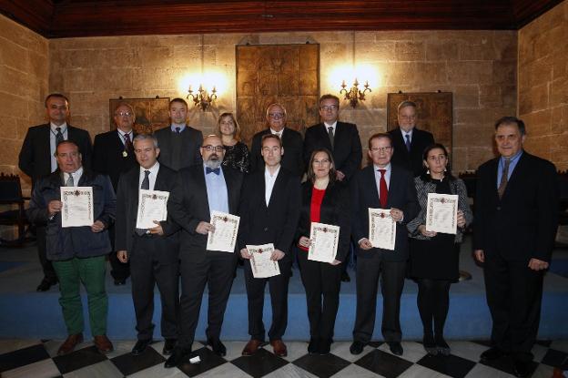 Galardonados por la Real Acadèmia. 