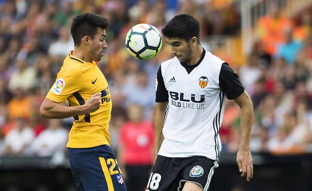 Carlos Soler no jugará en Eibar. 