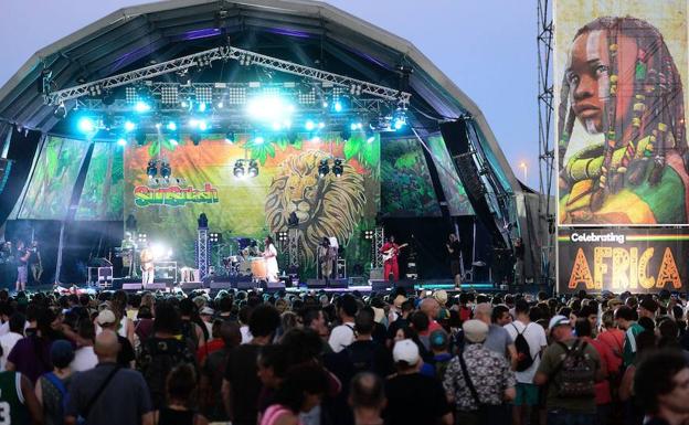 Escenario del Rototom Sunsplash en 2017.