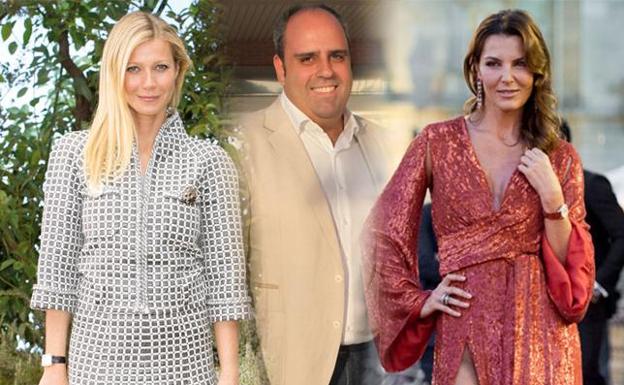 Gwyneth Paltrow, Julio Ruz y Mar Flores.