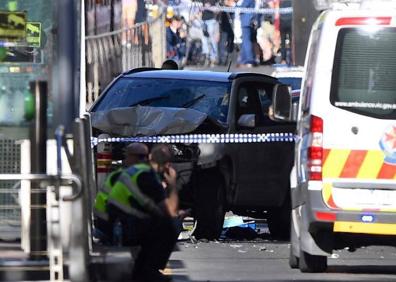 Imagen secundaria 1 - El atropello de 14 personas en Melbourne ha sido «un acto deliberado»