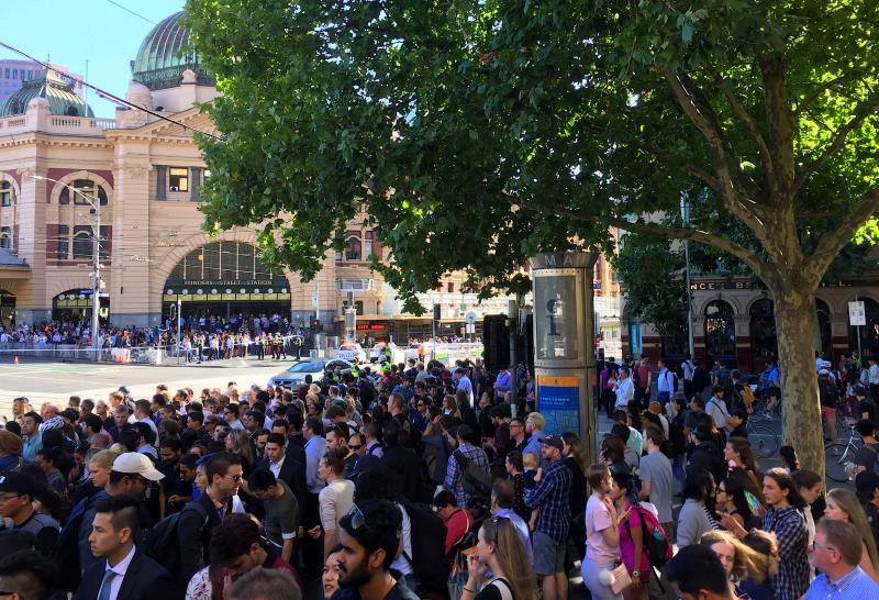 Fotos del atropello múltiple en Melbourne