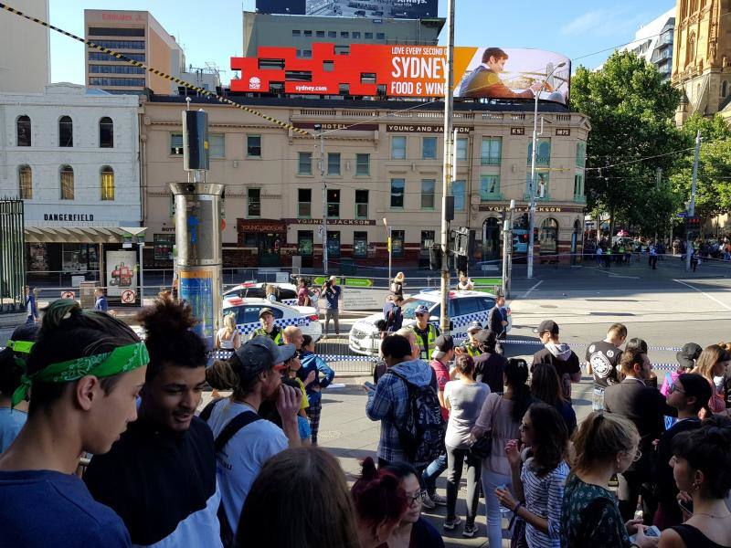 Fotos del atropello múltiple en Melbourne