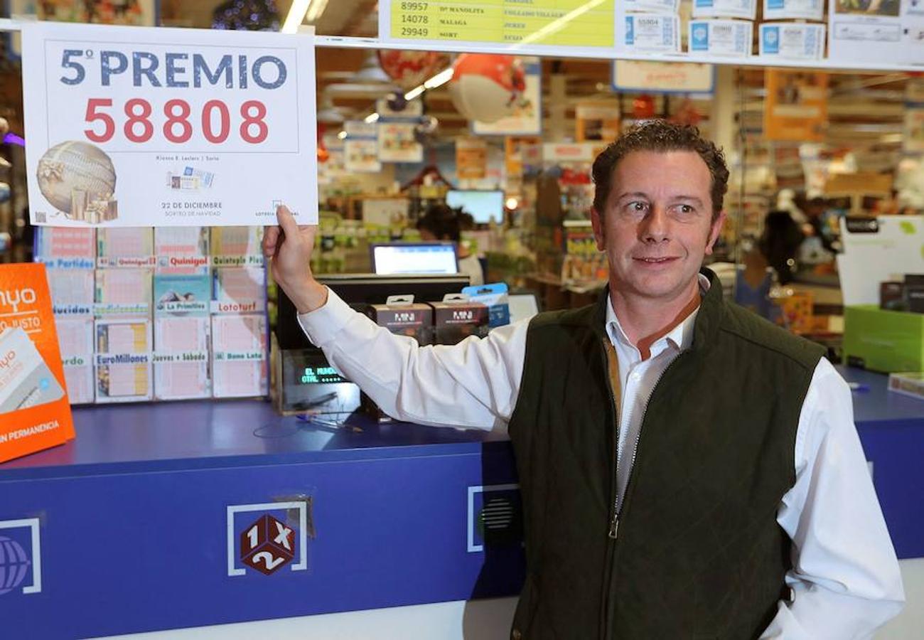 El sorteo de la Lotería de Navidad, vuelve a repartir millones por todo el territorio.