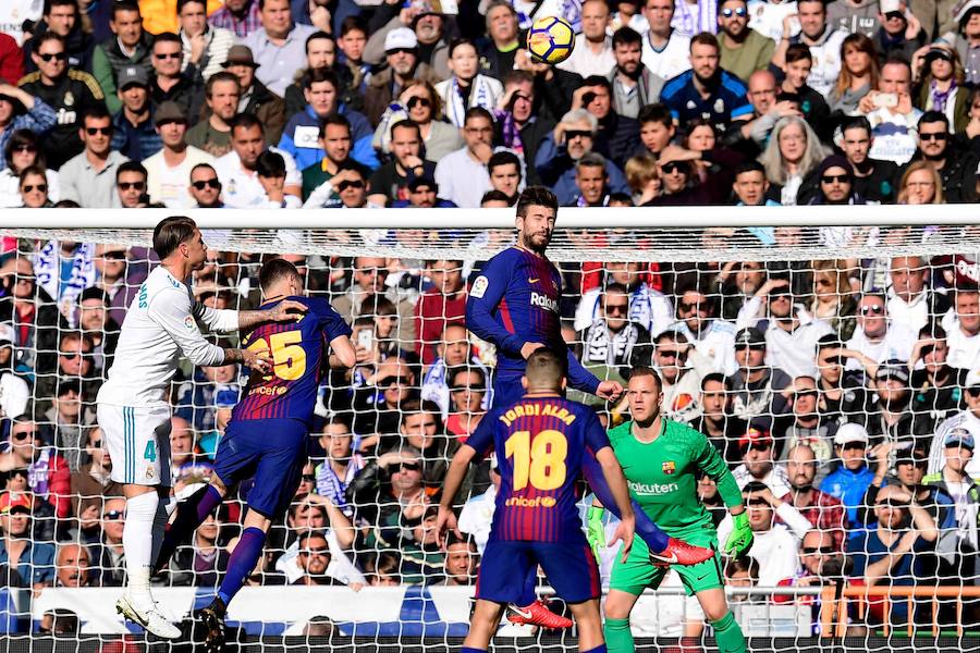 El conjunto azulgrana dejó prácticamente sentenciada la Liga en el Bernabéu tras su victoria por 0-3. 