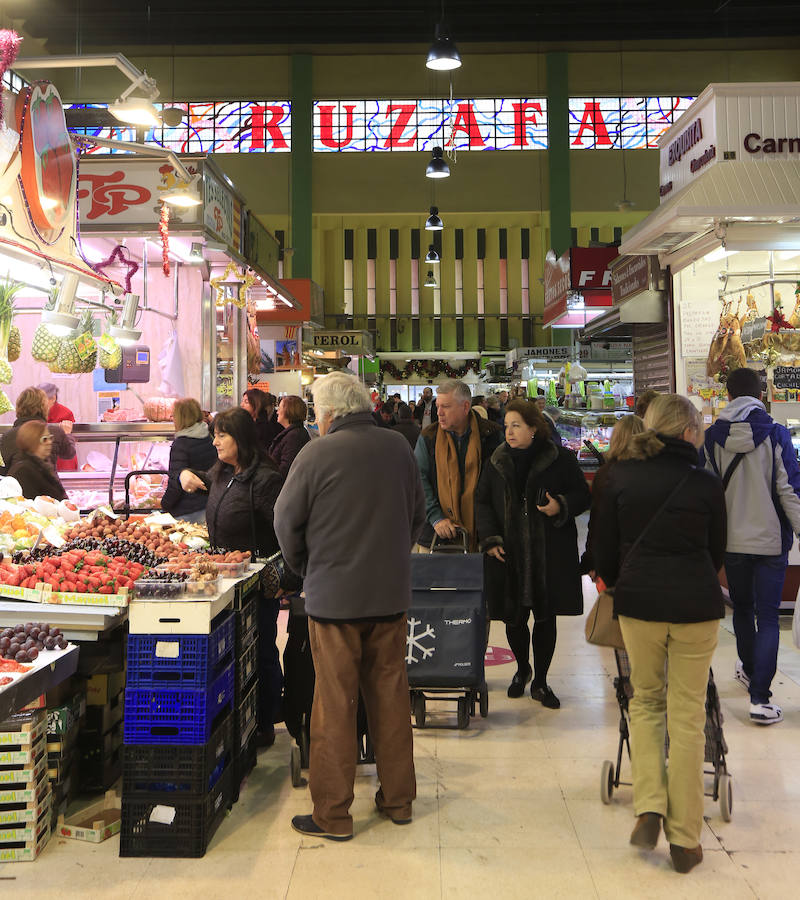 Fotos de los mercados de Valencia en Navidad
