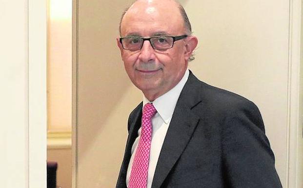 El ministro de Hacienda, Cristóbal Montoro. 