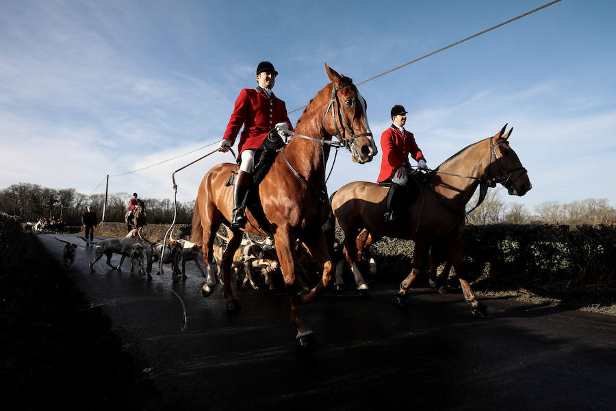 El 26 de diciembre es una fecha señalada y polémica en Reino Unido. Se celebra el 'Boxing Day'. Este día, cientos de cazadores se dan cita en todo el país para la jornada más agitada del calendario: la caza del zorro. 