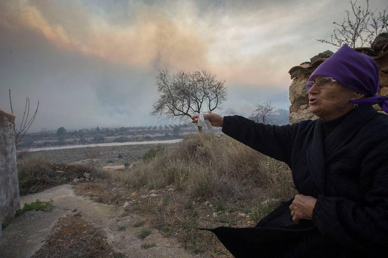 Fotos del incendio de Culla