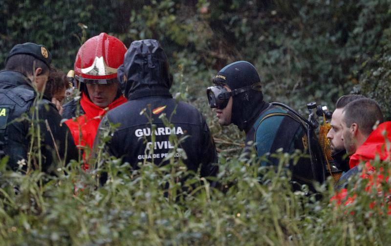 Fotos del operativo policial para hallar el cuerpo de Diana Quer