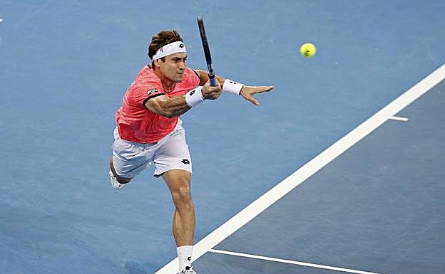 David Ferrer, en un partido reciente. 