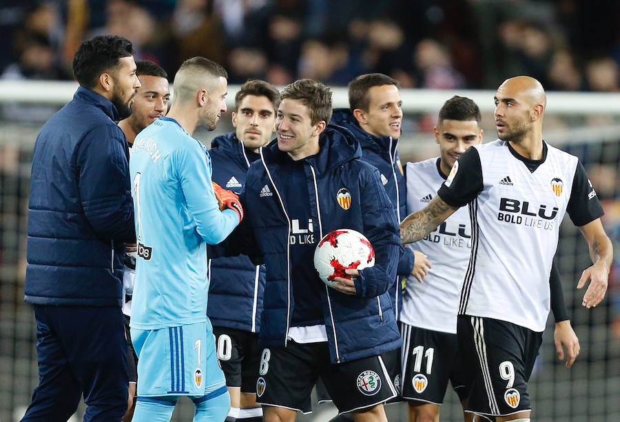 Estas son las imágenes que deja el partido de vuelta de octavos de Copa del Rey en Mestalla