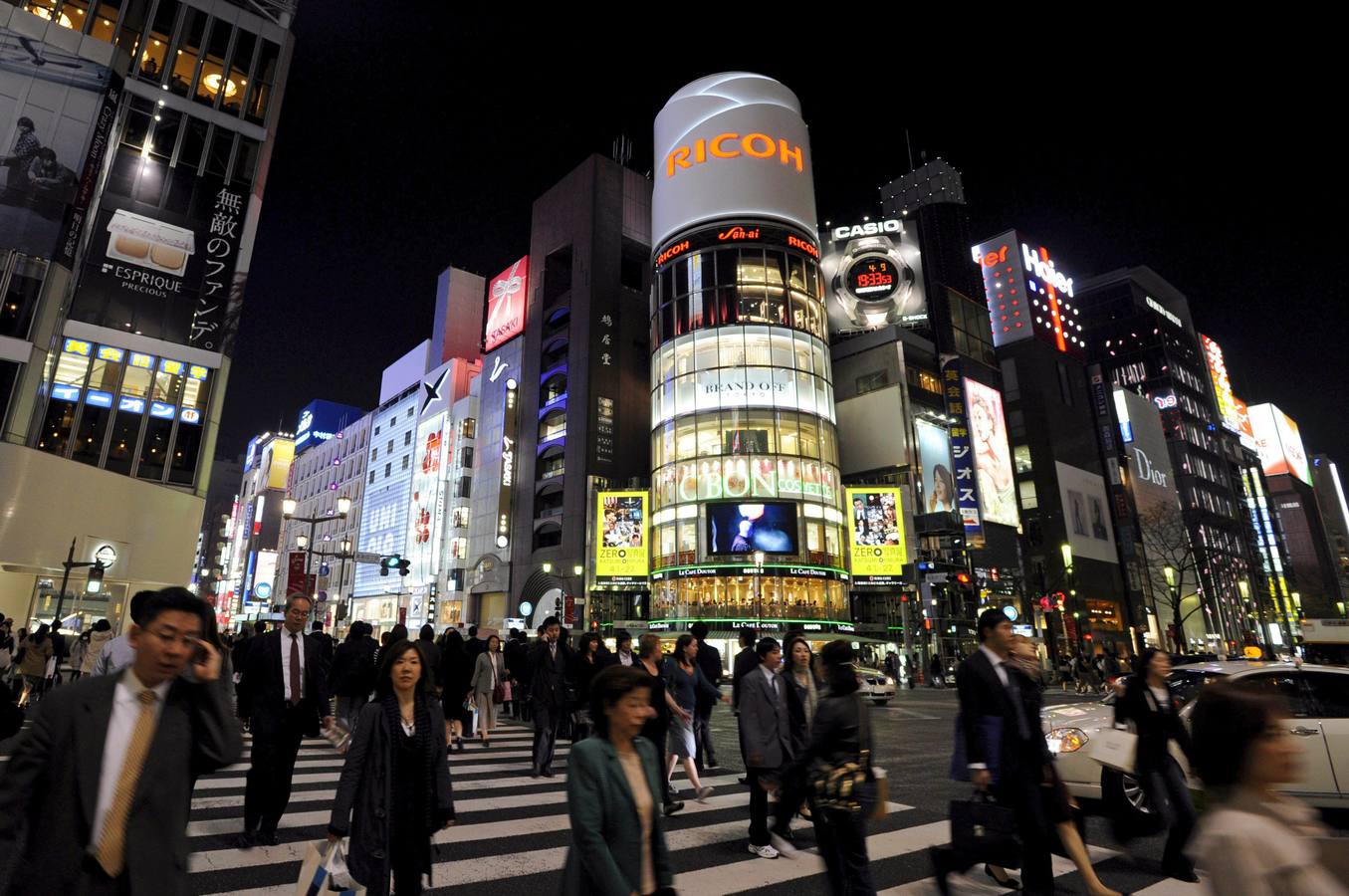 6. Tokio, Japón. 12.5 millones de extranjeros la visitaron.