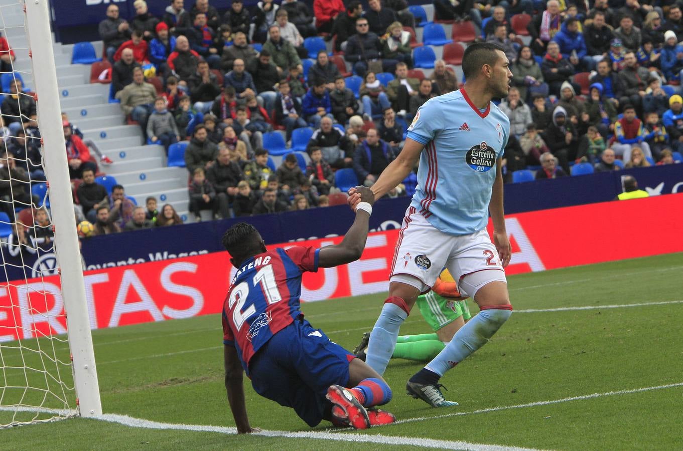 Estas son las fotos que deja el partido de la jornada 19 de la Liga en el Ciutat