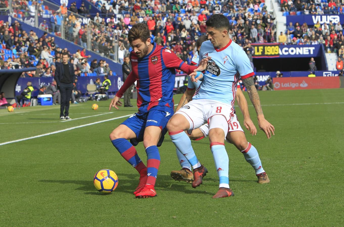 Estas son las fotos que deja el partido de la jornada 19 de la Liga en el Ciutat