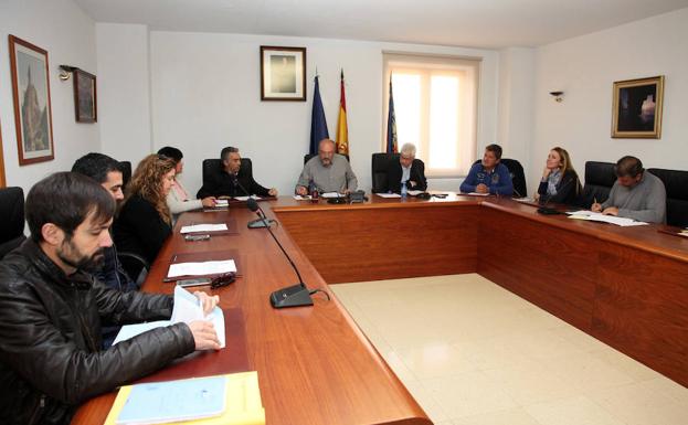 Pleno de Benitatxell celebrado el pasado noviembre