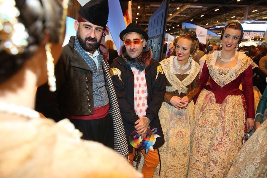 Fotos de las falleras en Fitur 2018