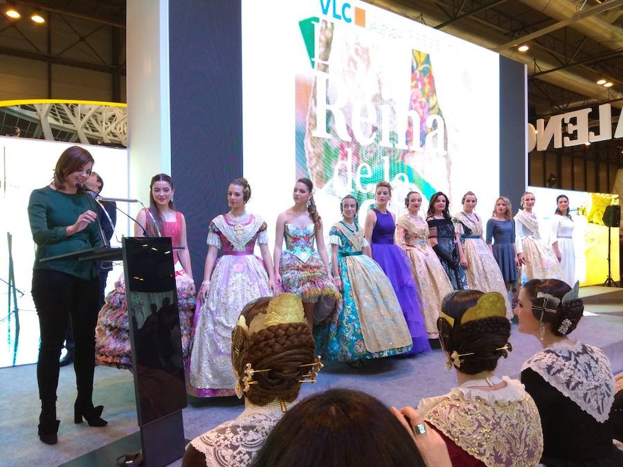 Fotos de las falleras en Fitur 2018