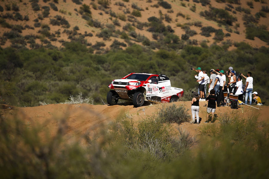 El piloto sudafricano de Toyota Giniel De Villiers.