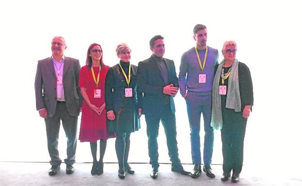 Ribó, Amigó, Moncho, Martínez, Puchol II y Castillo en Fitur. 