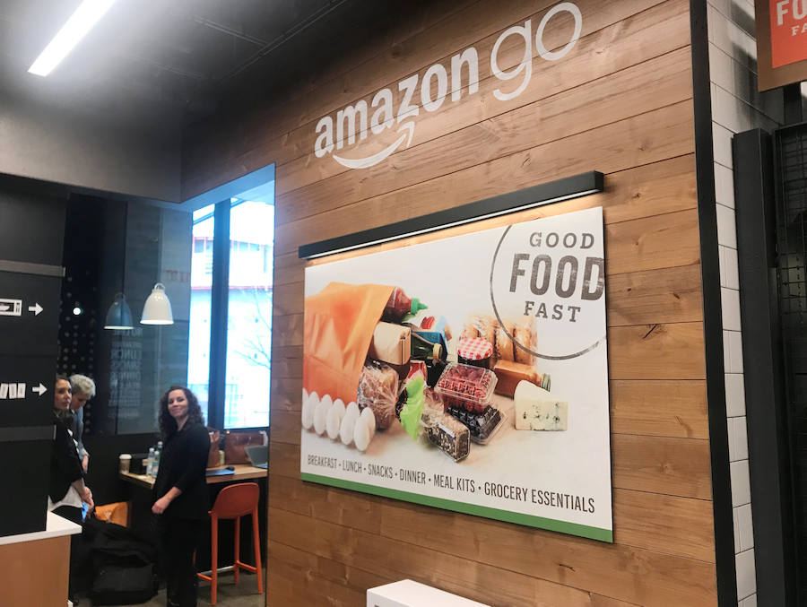 Fotos del supermercado Amazon Go