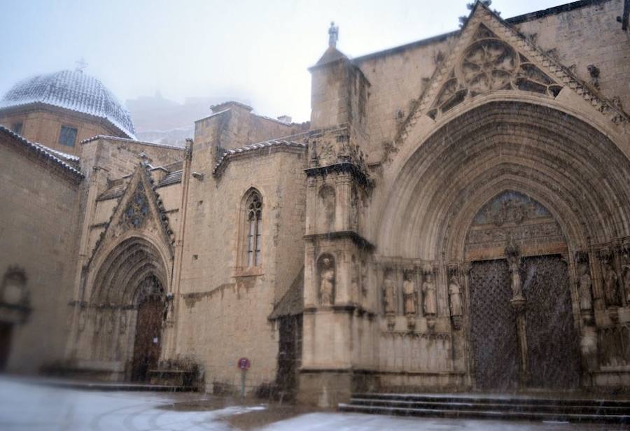 Fotos de nieve en Morella, Castellfort, Ares y Vilafranca del Cid