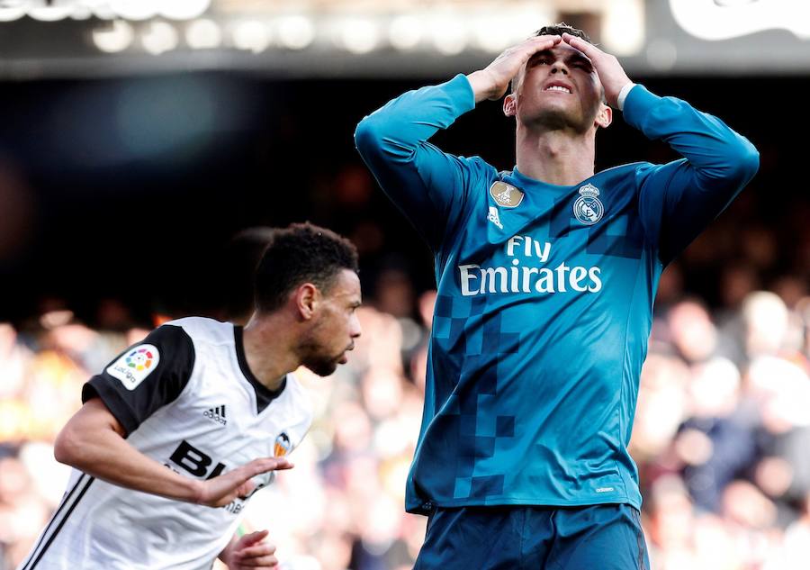 Estas son las mejores imágenes que deja el partido de la Liga en Mestalla