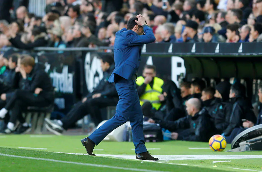 Estas son las mejores imágenes que deja el partido de la Liga en Mestalla