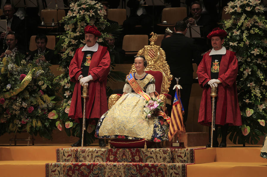 Fotos de la exaltación de la fallera mayor infantil de Valencia