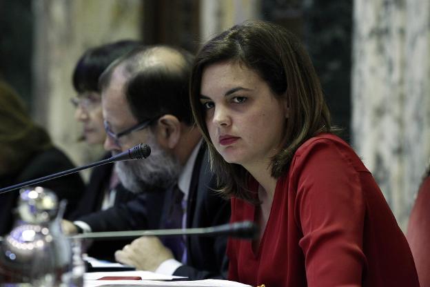 Sandra Gómez, aspirante a secretaria general. 