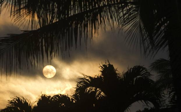 Amanecer en Hawái. 