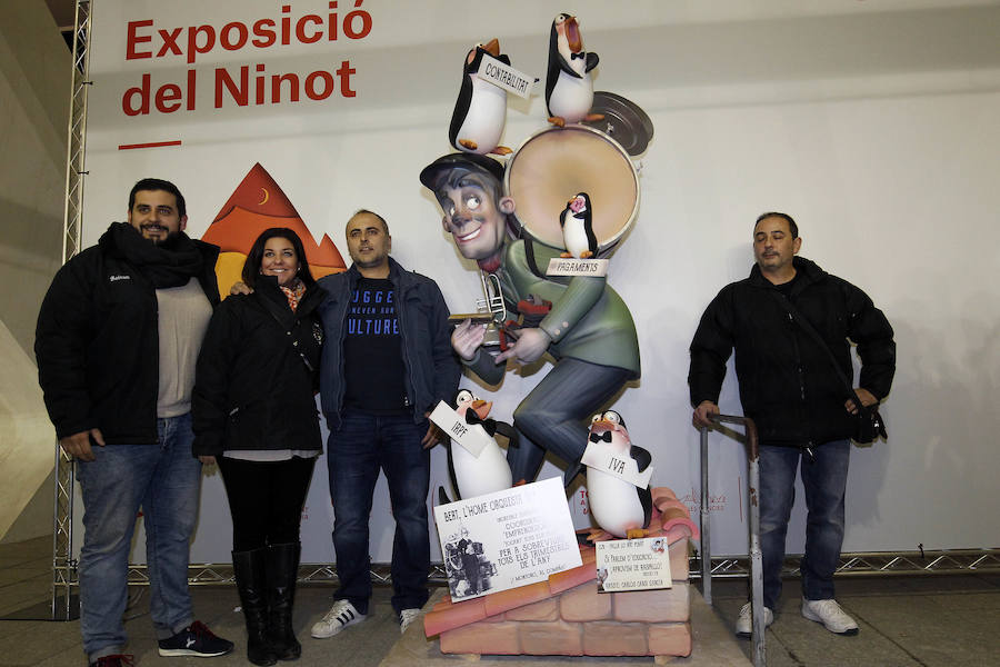 Los ninots de Especial y de otras categorías llegan a la muestra que se inaugura este viernes