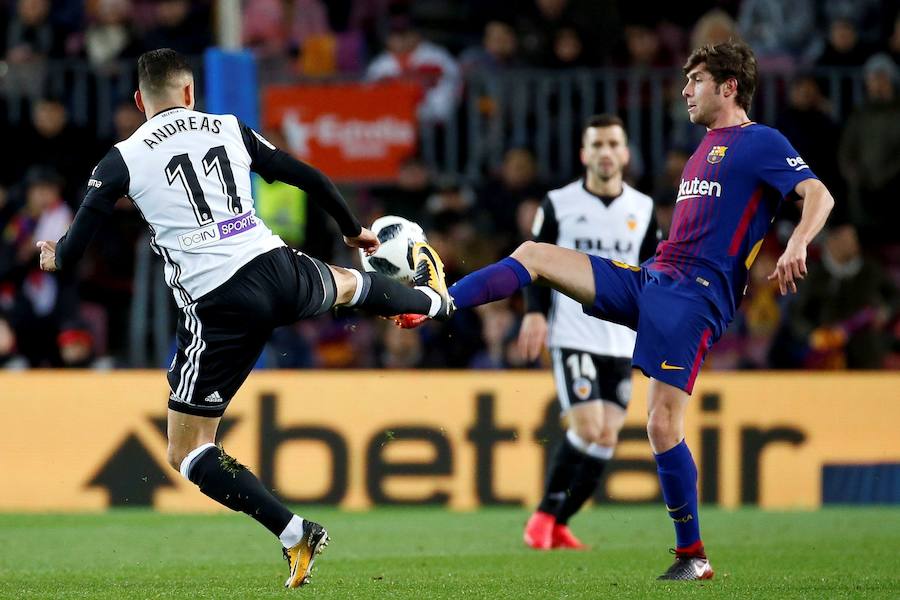 Estas son las mejores imágenes que deja el partido de ida de semifinales de Copa del Rey en el Camp Nou