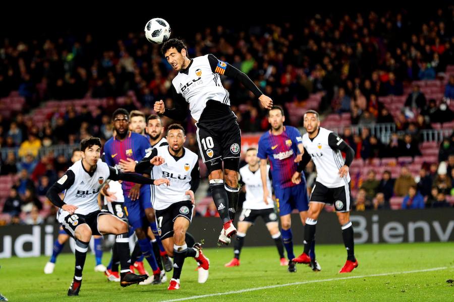 Estas son las mejores imágenes que deja el partido de ida de semifinales de Copa del Rey en el Camp Nou