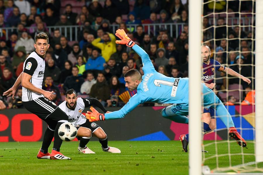 Estas son las mejores imágenes que deja el partido de ida de semifinales de Copa del Rey en el Camp Nou