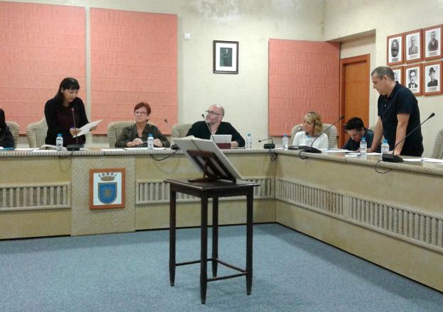 Imagen de archivo de un pleno celebrado en el Ayuntamiento de Gata de Gorgos esta legislatura. 