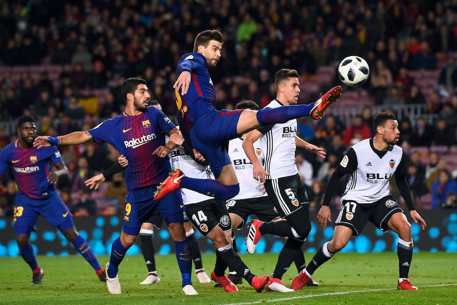 El conjunto azulgrana se hizo con la victoria en su feudo y afronta el duelo de Mestalla con todo de cara para meterse en la final.