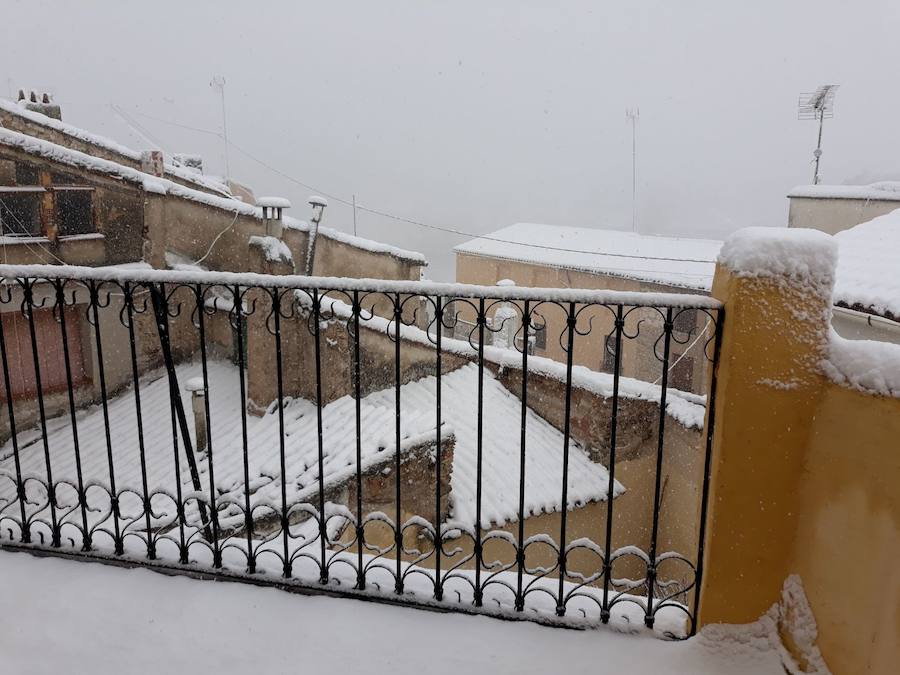 Nieve en Benifallim