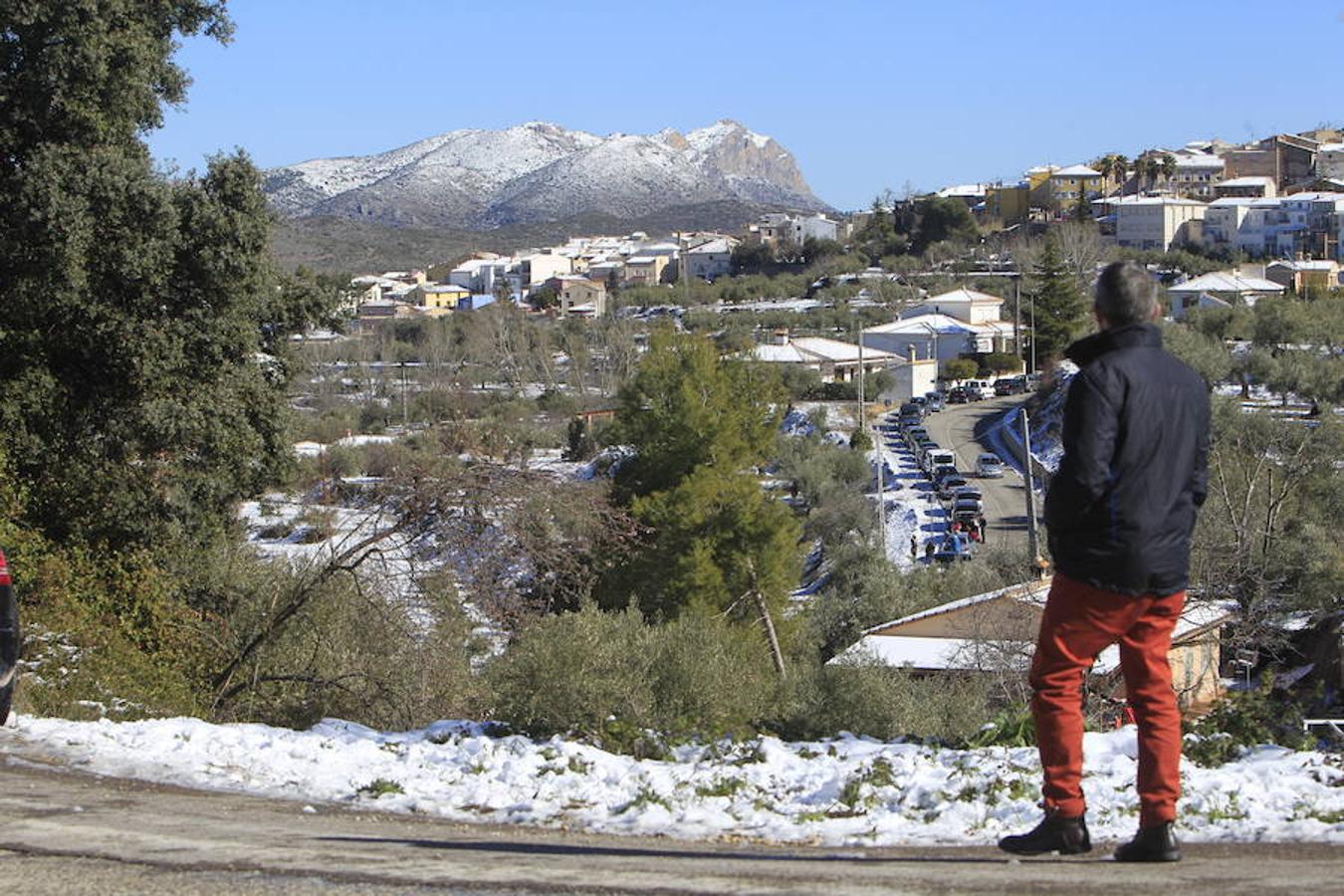 Fotos de nieve en la provincia de Alicante y de Valencia