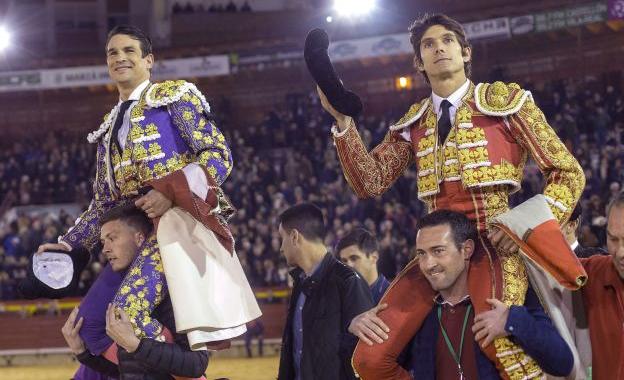 Manzanares y Castella, en la Feria de la Magdalena.