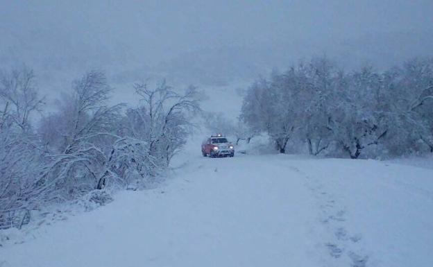 Carreteras cortadas por la nieve en Valencia, Alicante y Castellón