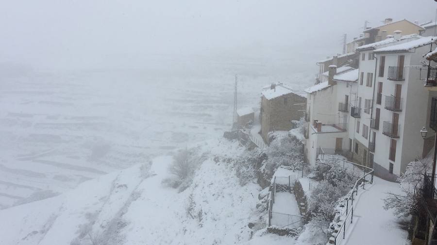 Fotos de la gran nevada en Valencia y Castellón