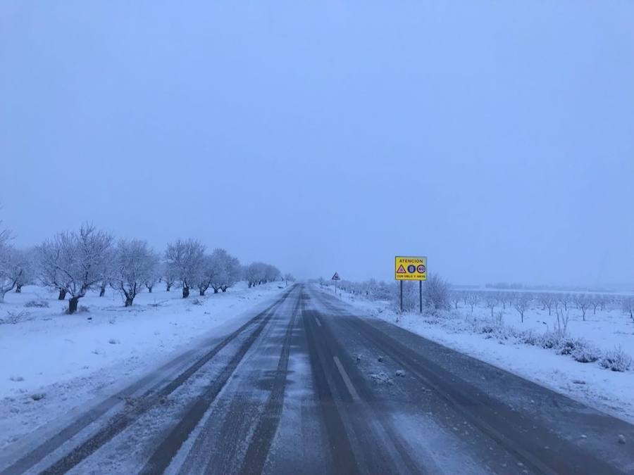 Fotos de la gran nevada en Valencia y Castellón