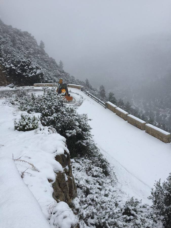 Fotos de la gran nevada en Valencia y Castellón