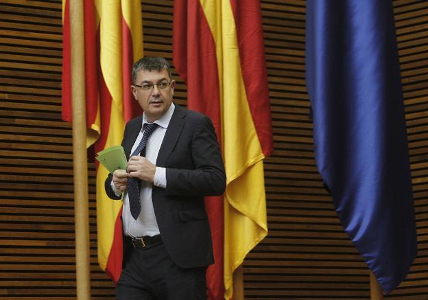 El presidente de Les Corts, Enric Morera. 