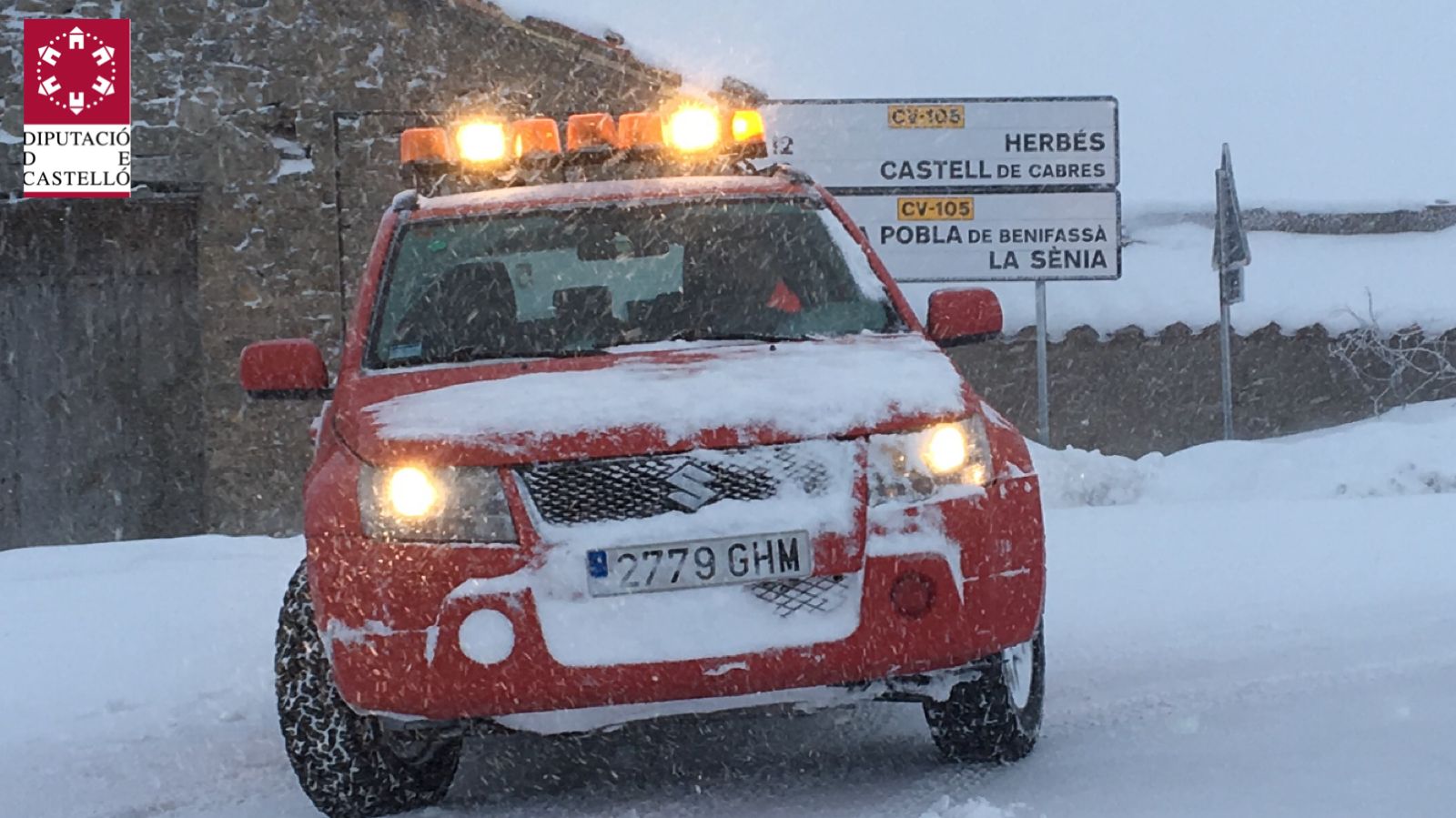 Fotos de la gran nevada en Valencia y Castellón