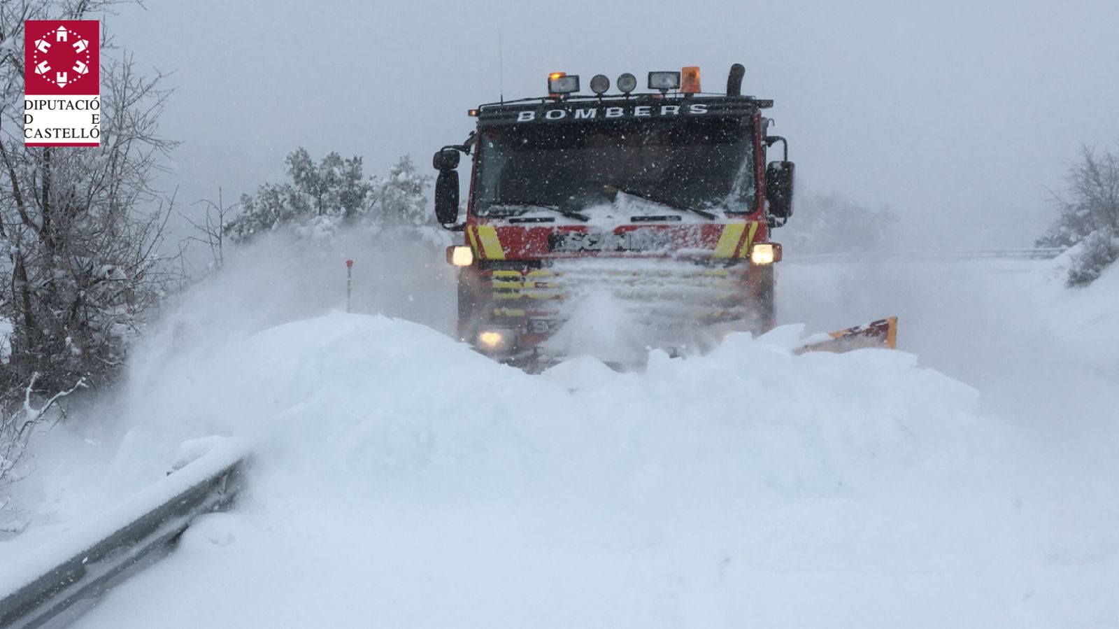 Fotos de la gran nevada en Valencia y Castellón