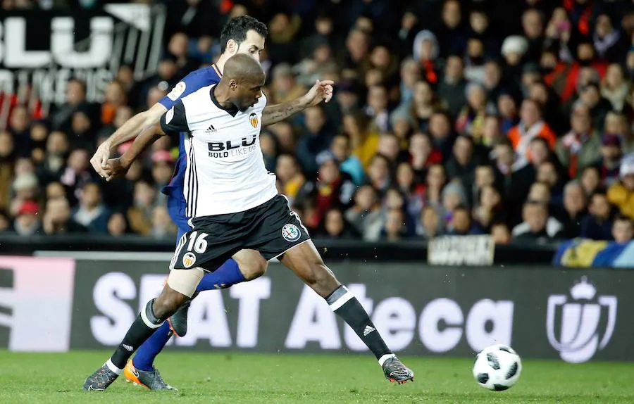 Estas son las imágenes que deja el partido de vuelta de semifinales de Copa del Rey en Mestalla